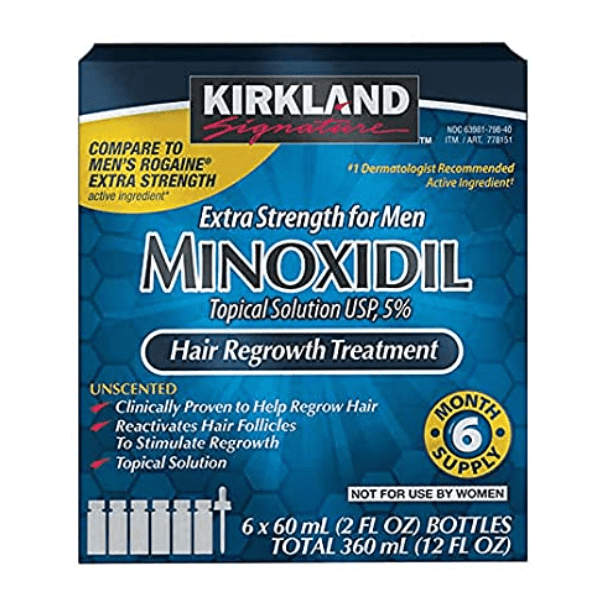 Tratamiento minoxidil Kirkland 5%