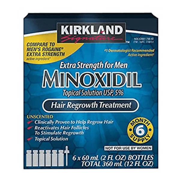 Tratamiento minoxidil Kirkland 5%